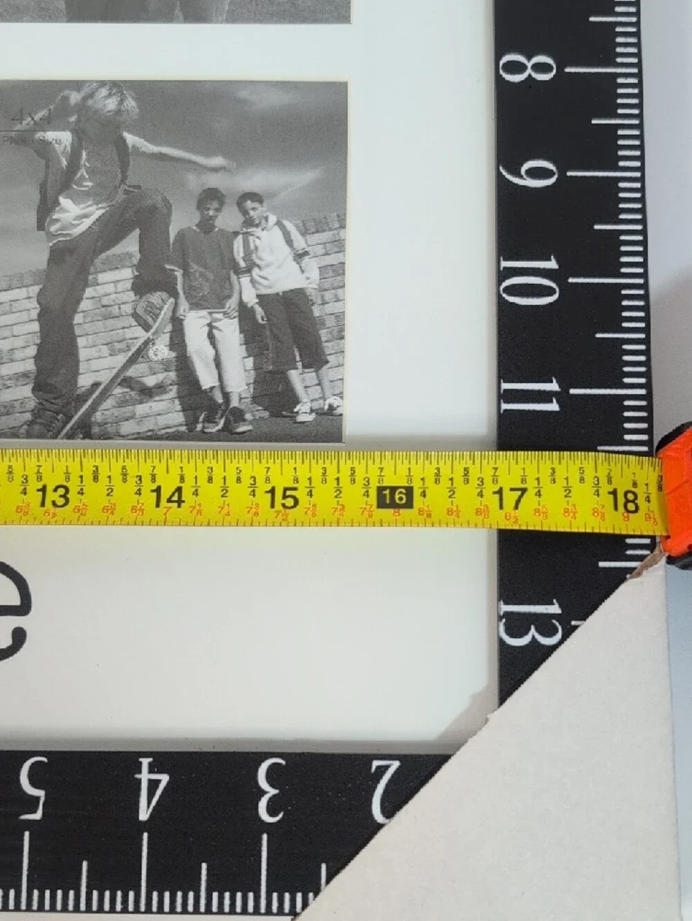 You Rule Ruler-Frame Photo Collage - Black and White NWT